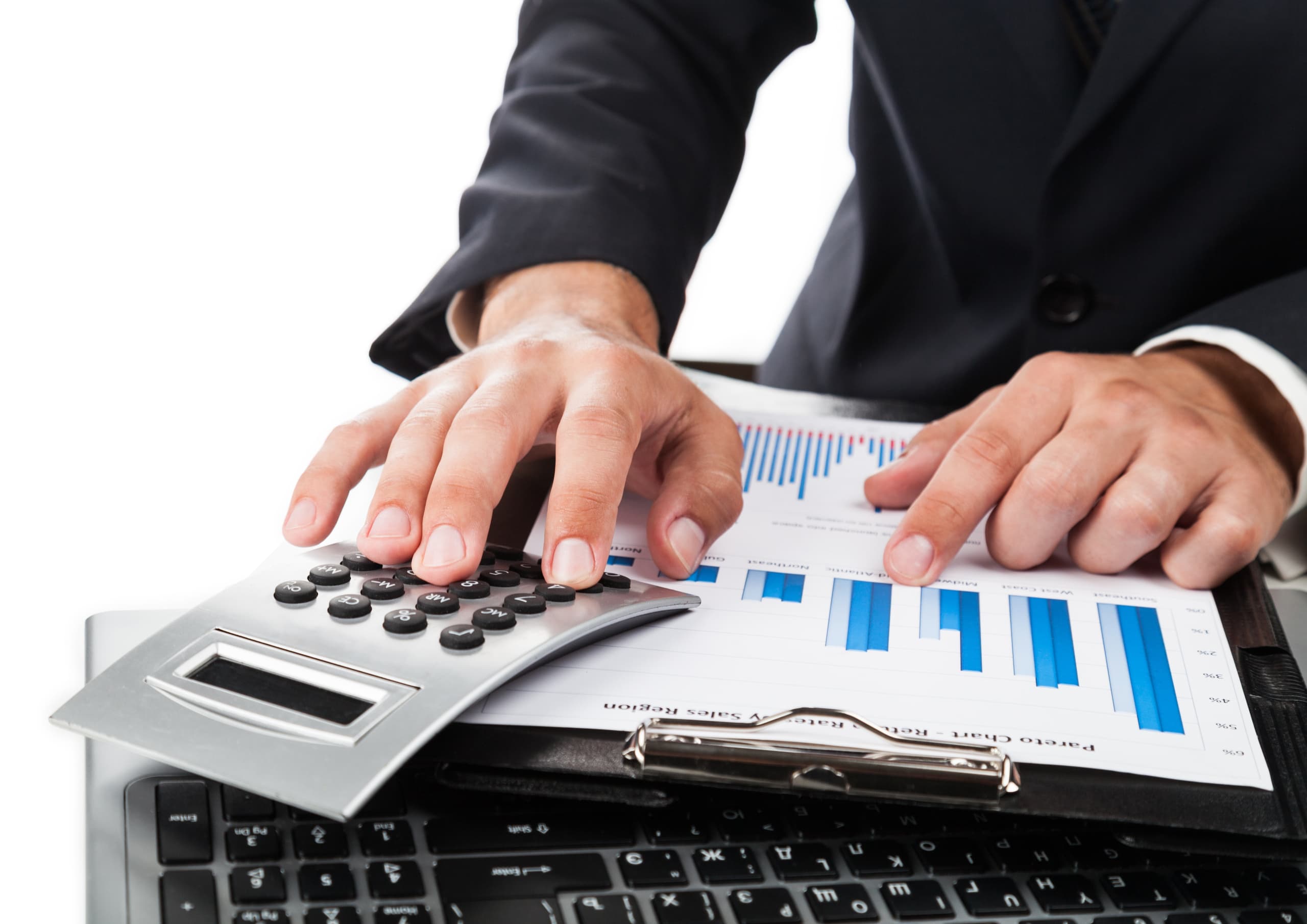 Doing the calculations over a bar chart