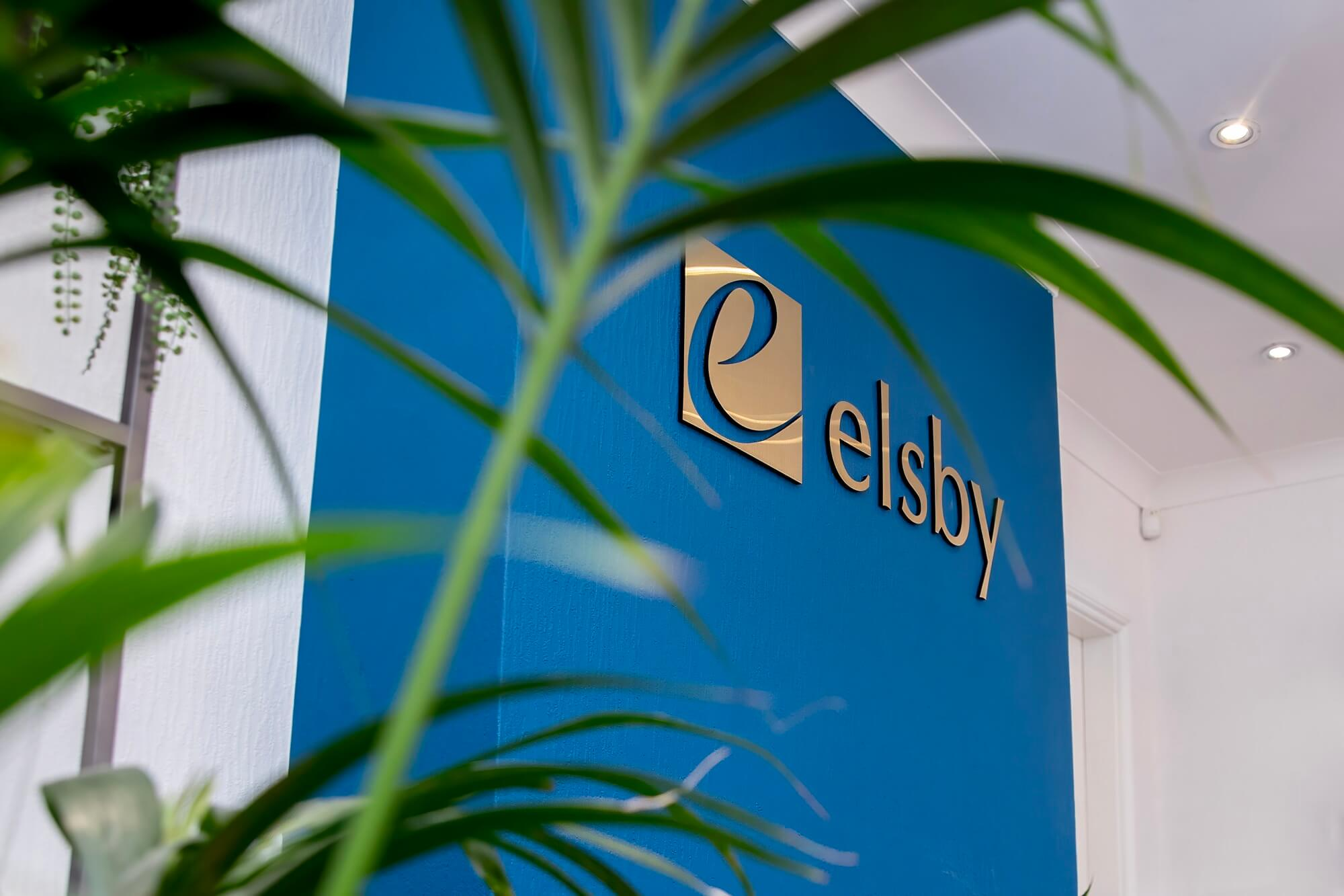 Elsby and Co office sign